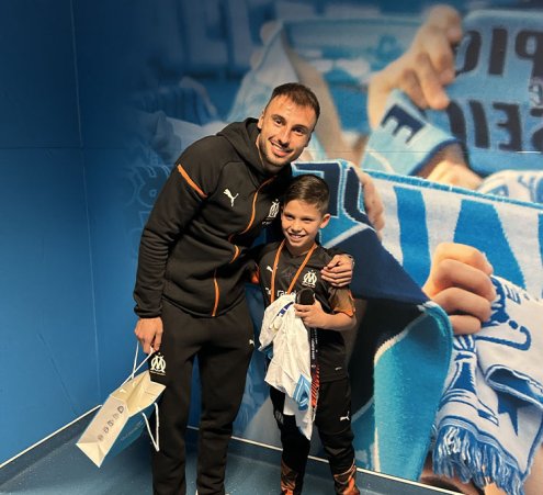 Giulian est un grand fan de l&#039;OM