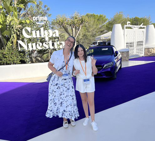 Lana &agrave; l&rsquo;avant-premi&egrave;re du film &laquo; A contre-sens 3 &raquo;