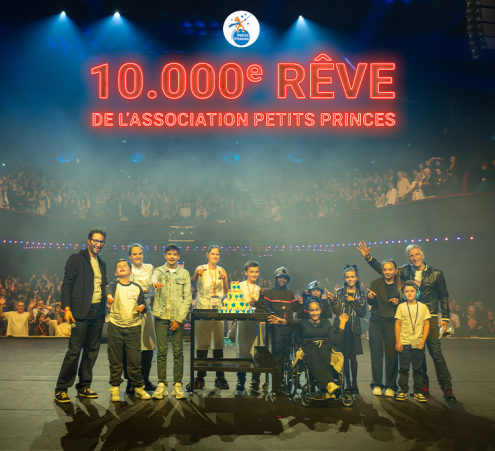 Le 10 000e r&ecirc;ve de l&rsquo;Association Petits Princes &agrave; l'Olympia 