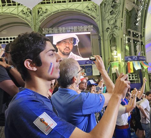 Thomas assiste &agrave; la finale d&#039;une &eacute;preuve des JO2024