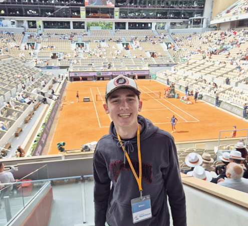 Le r&ecirc;ve de Brieuc &agrave; Roland-Garros