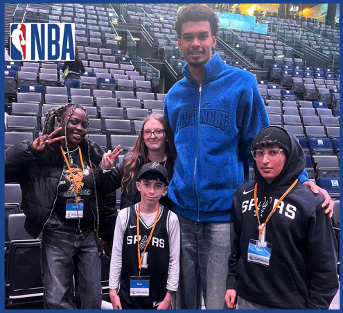 Un week-end magique avec la NBA : nos Petits Princes &agrave; la rencontre de Victor Wembanyama