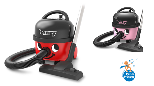 Avec Numatic, les aspirateurs Henry et Hetty sont au service des r&ecirc;ves !