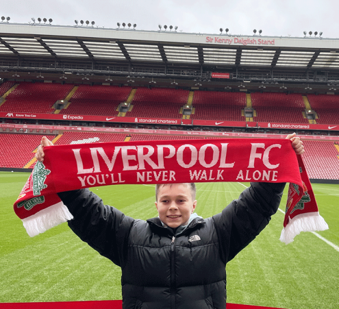 Un week-end magique &agrave; Liverpool pour Arthur 