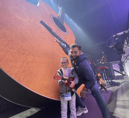 La musique dans la peau pour Mayron 