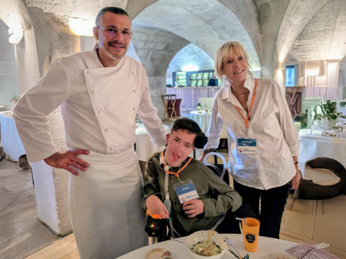 D&eacute;jeuner &agrave; l'Oustau de Baumani&egrave;re