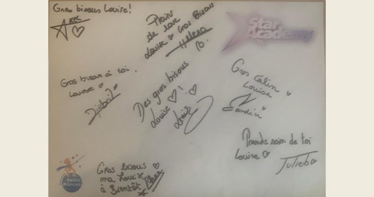 Louise rencontre les &eacute;l&egrave;ves de la Star Academy 
