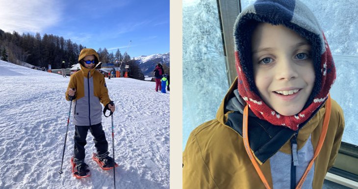 Ma&eacute; r&ecirc;ve de d&eacute;couvrir la neige