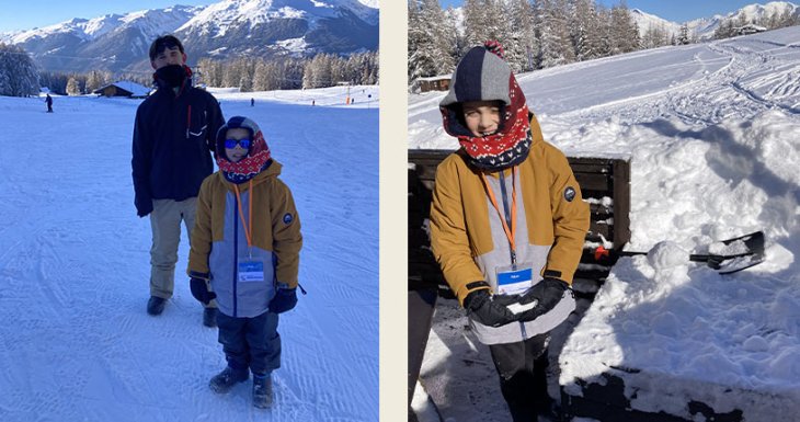 Ma&eacute; r&ecirc;ve de d&eacute;couvrir la neige