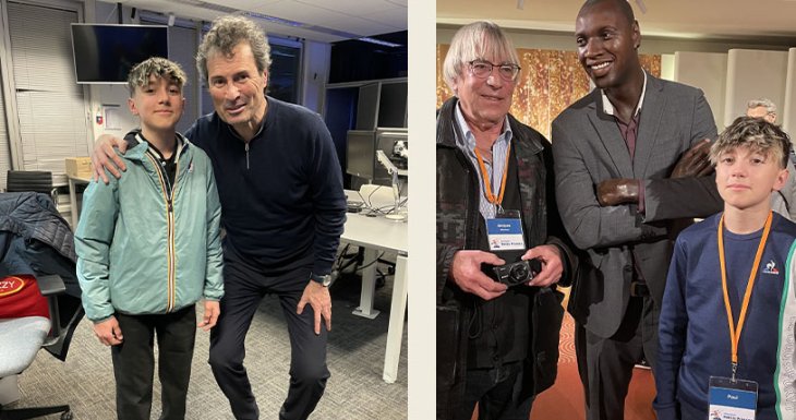 Paul r&ecirc;ve de devenir commentateur sportif