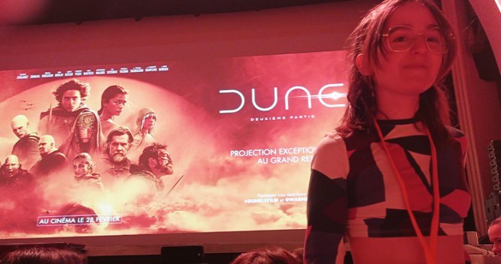 Une princesse fan de cin&eacute;ma 