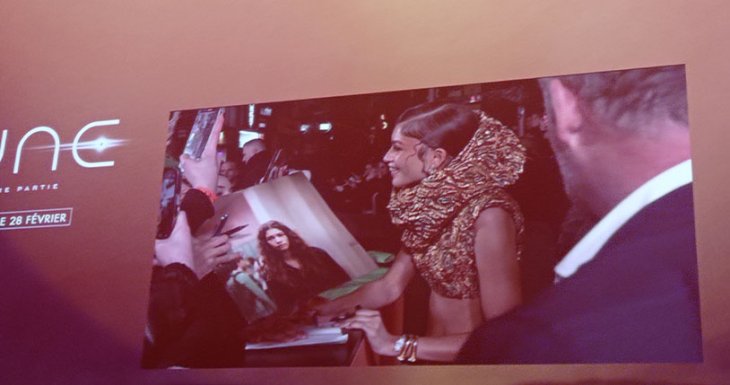 Une princesse fan de cin&eacute;ma 