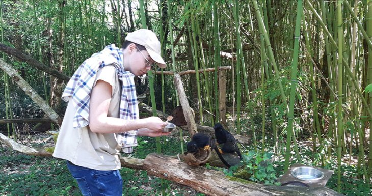 Jean r&ecirc;ve de rencontrer des chimpanz&eacute;s 