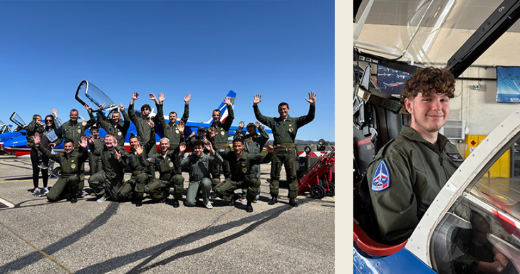 Une journ&eacute;e avec la Patrouille de France