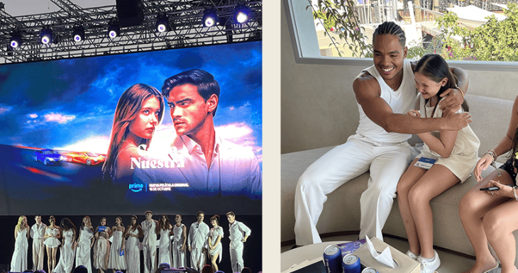 Lana &agrave; l&rsquo;avant-premi&egrave;re du film &laquo; A contre-sens 3 &raquo;