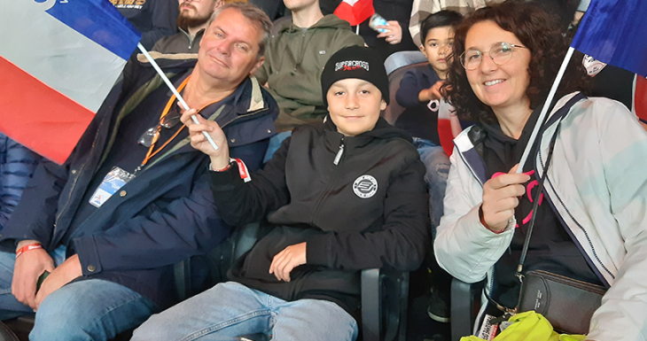 Ga&euml;l et Hugo r&ecirc;vent au Supercross de Paris 