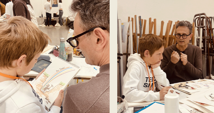 Timeo r&ecirc;ve de rencontrer un artiste 