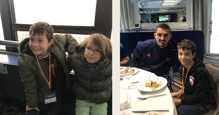 Timothy vit son r&ecirc;ve aupr&egrave;s des Bleus au Stade de France