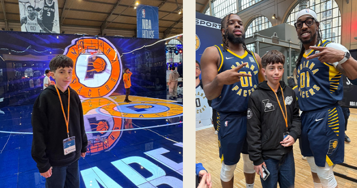 Un week-end magique avec la NBA : nos Petits Princes &agrave; la rencontre de Victor Wembanyama