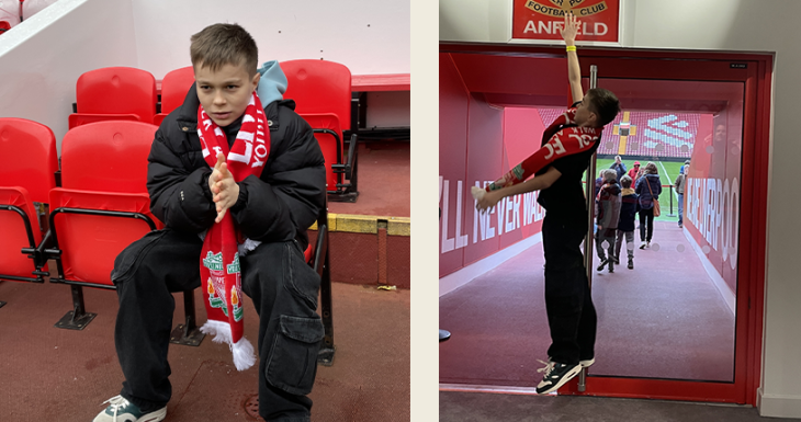 Un week-end magique &agrave; Liverpool pour Arthur 
