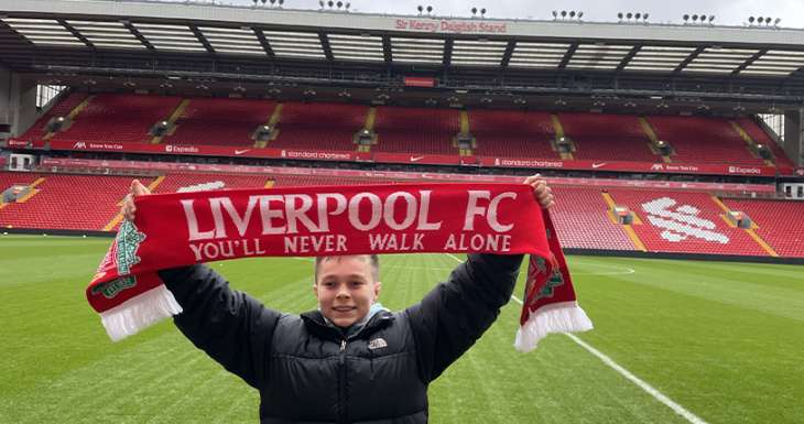 Un week-end magique &agrave; Liverpool pour Arthur 