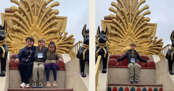 Augustin r&ecirc;ve au parc Ast&eacute;rix 