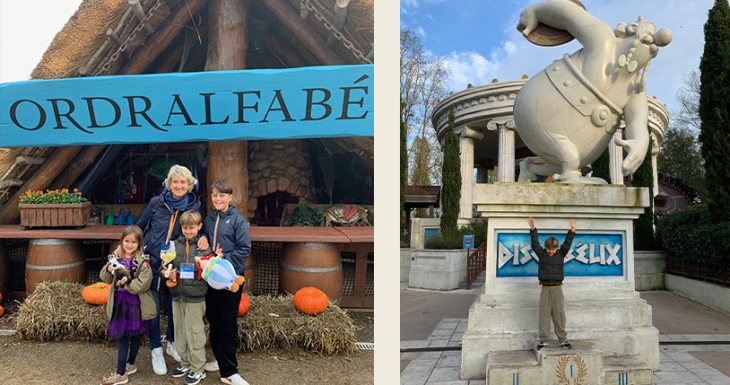 Augustin r&ecirc;ve au parc Ast&eacute;rix 