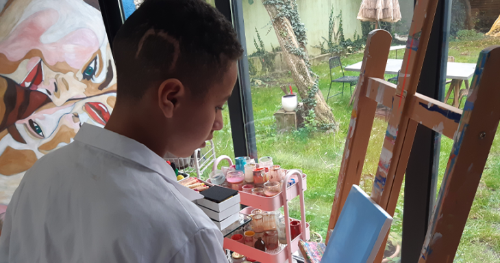 Le r&ecirc;ve d&rsquo;un artiste en herbe