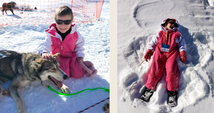 Lola r&eacute;alise son r&ecirc;ve d&rsquo;un s&eacute;jour f&eacute;&eacute;rique &agrave; la montagne