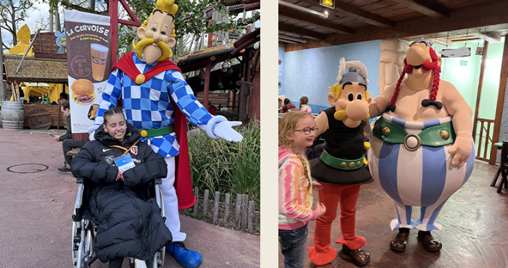 Ella d&eacute;couvre le parc Ast&eacute;rix en famille