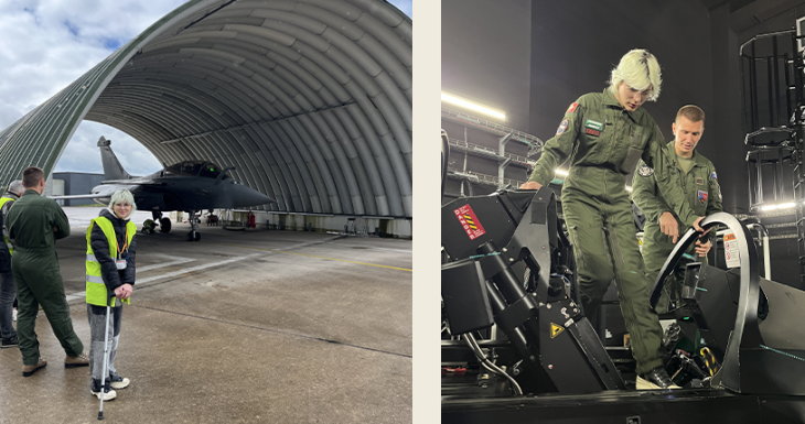 Lalie est passionn&eacute;e d&#039;aviation