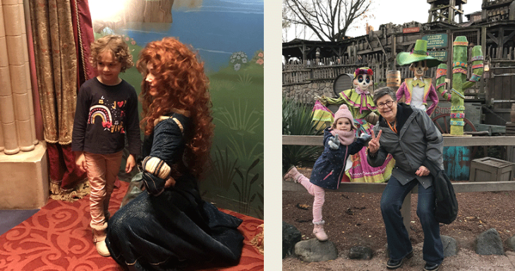 L&eacute;a rencontre des princesses Disney 