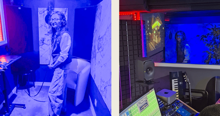 Elsa r&eacute;alise son r&ecirc;ve : enregistrer ses chansons aux c&ocirc;t&eacute;s de Marine Neven