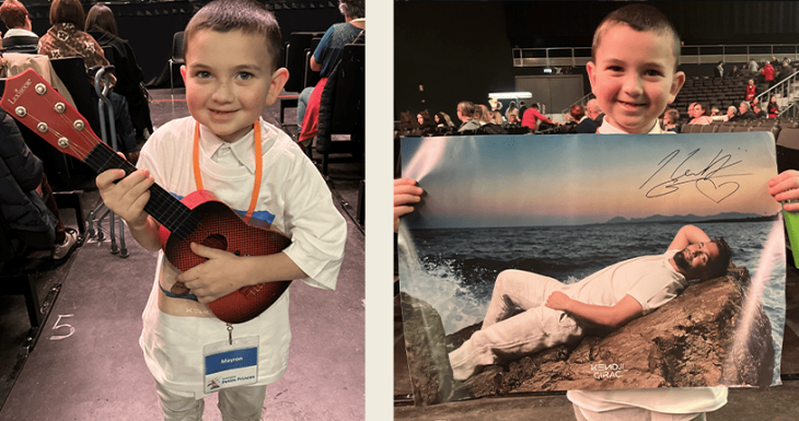 La musique dans la peau pour Mayron 