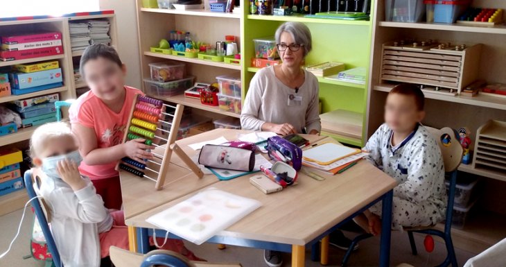 Le centre scolaire de l&rsquo;h&ocirc;pital Armand Trousseau AP-HP adopte la p&eacute;dagogie Montessori