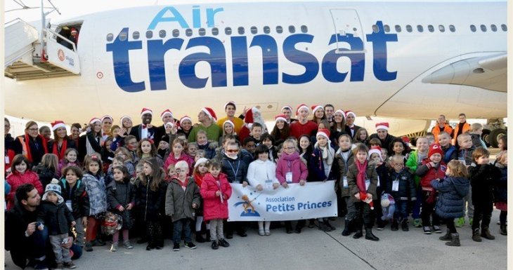 50 enfants et leur famille s&rsquo;envolent &agrave; la recherche du p&egrave;re No&euml;l !