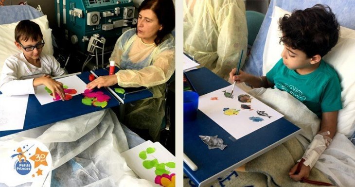 Une &oelig;uvre collective entre Christian Lacroix et des enfants de l&rsquo;h&ocirc;pital Trousseau